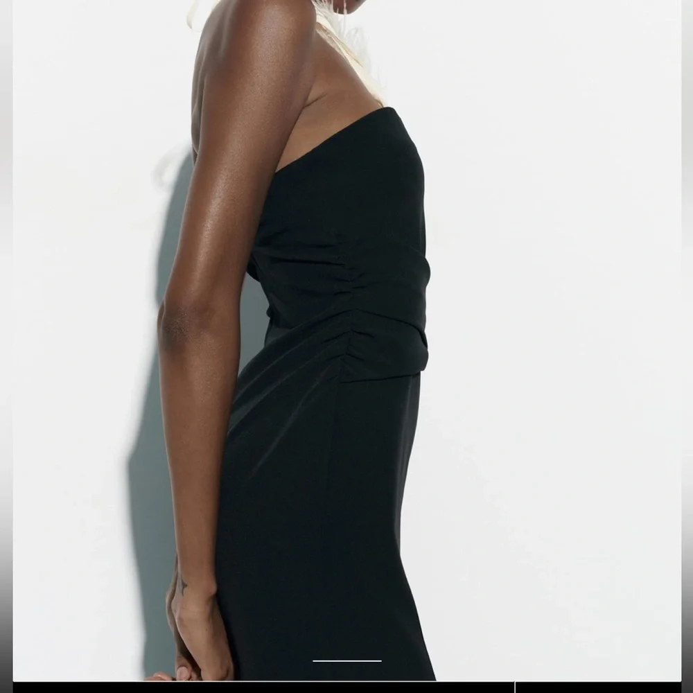 Zara strapless midi dress - Picture 4 of 7